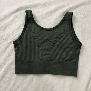 Green sports bra/bralette